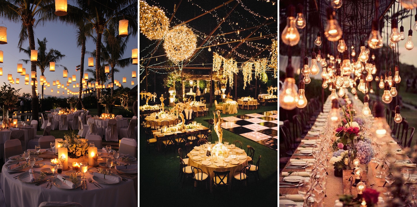 Lumini decorative pentru nuntile anului 2016